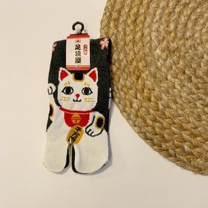 Shoes - 3/$23 White Cat Big Toe Socks NWT Shoes - 3/$23 White Cat Big Toe Socks NWT